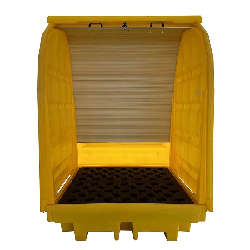 4-Drum Spill Containment Drum Shed OEM
