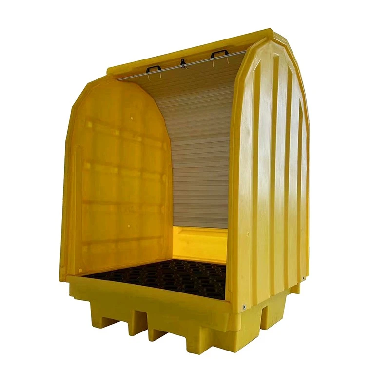 4-Drum Spill Containment Drum Shed ODM